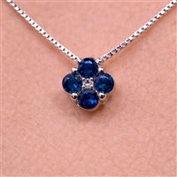 Collana Recarlo Donna in Oro Zaffiro 0.38 Ct ZT 567/ZAF - ZT 567/ZAF